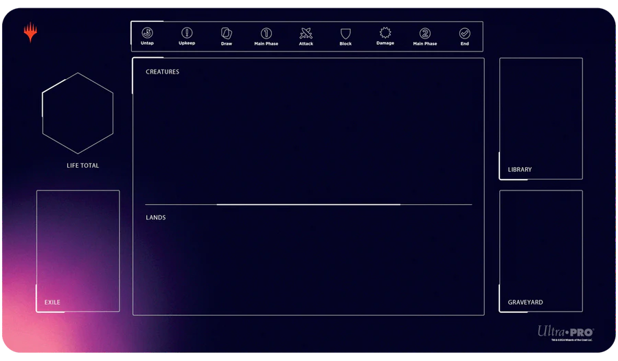 Foundations Learn To Play 1-Player Playmat for Magic: The Gathering