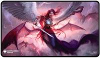 Commander Series 2025 Wedge Black Stitched Playmat for Magic The Gathering Kaalia Fan Vote