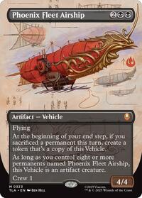 Phoenix Fleet Airship (Borderless) (Foil) - Avatar: The Last Airbender