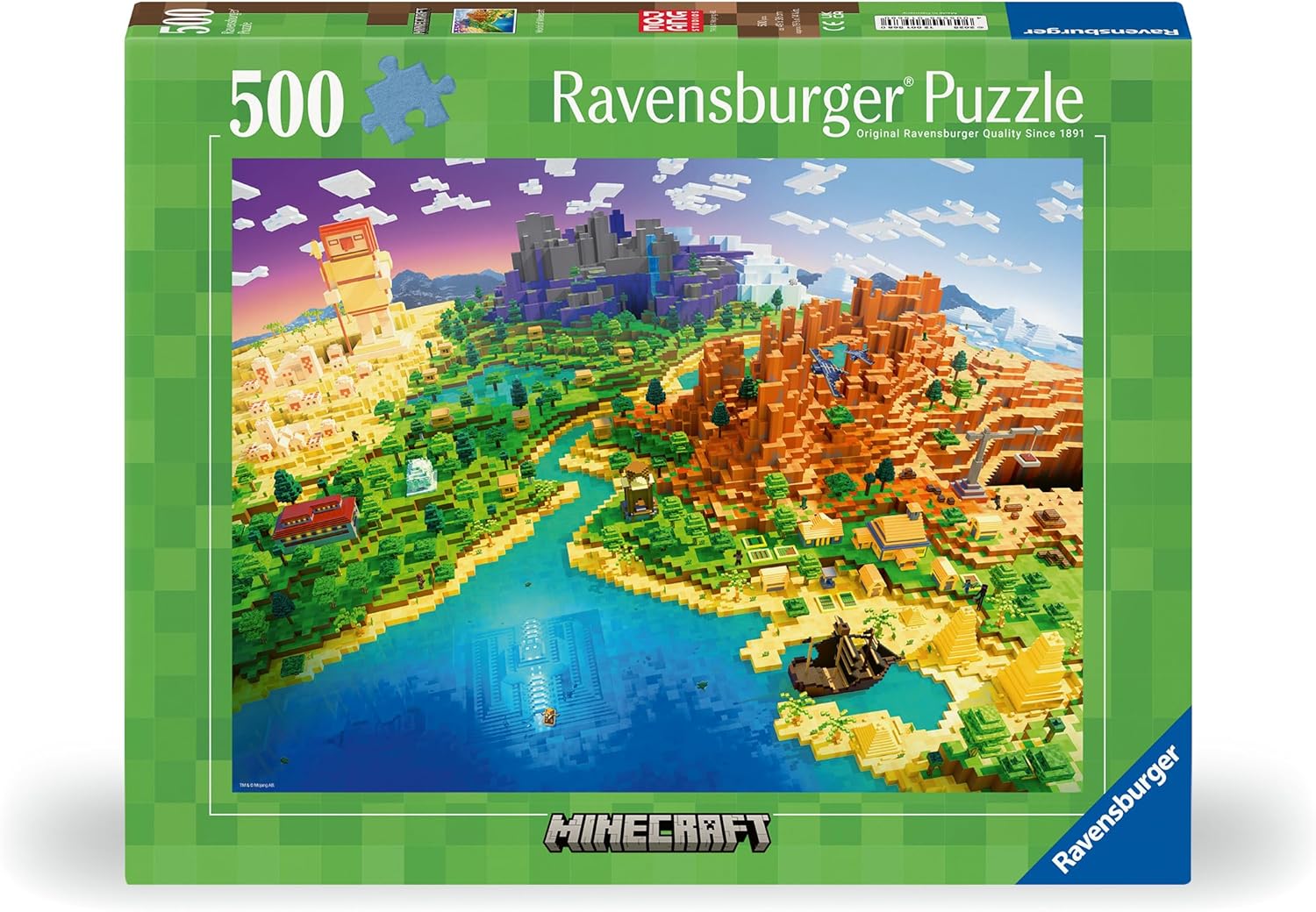 Ravensburger puzzle (500 pieces) Minecraft