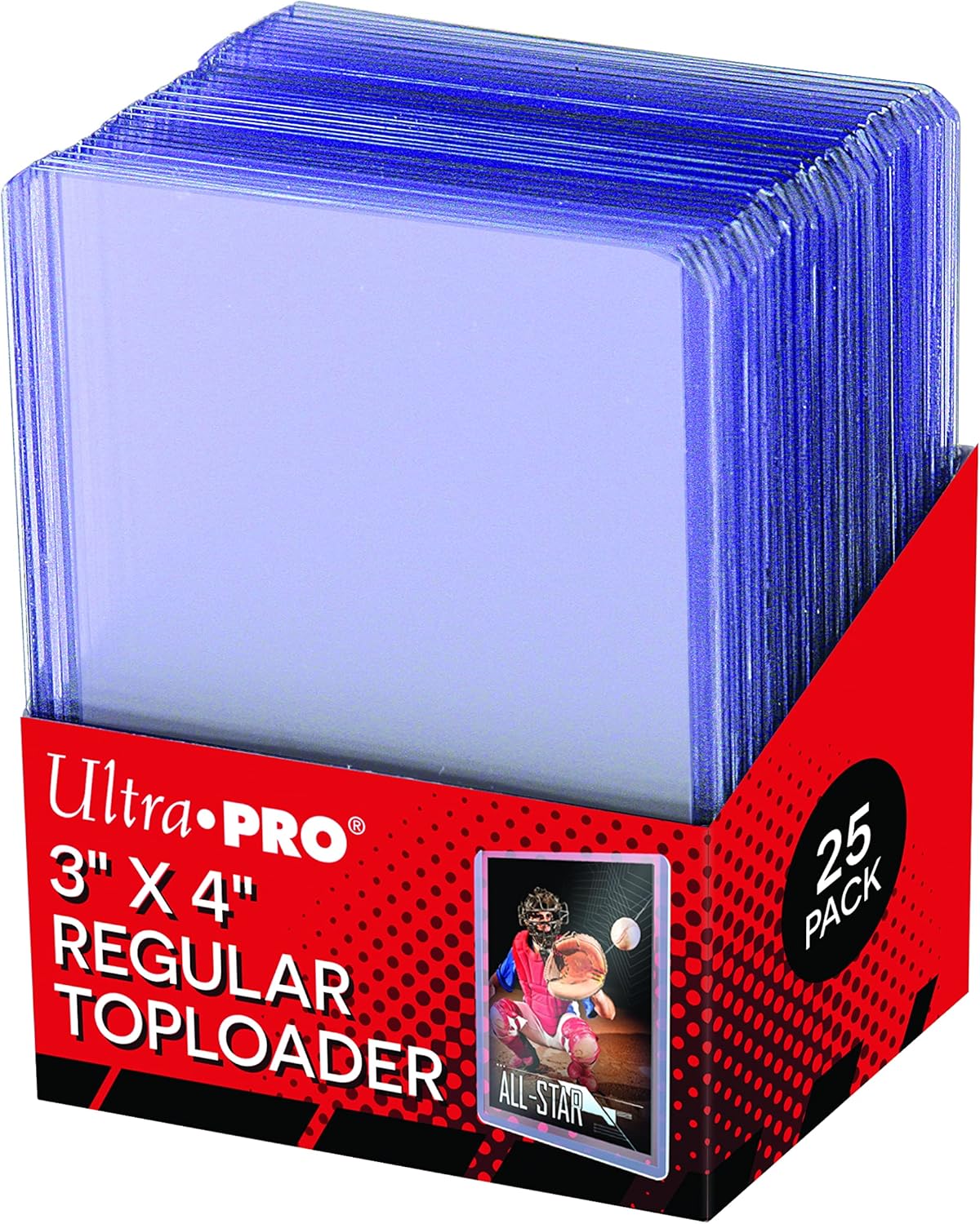 Ultrapro Toploader: 3in x 4in Clear Regular (25)